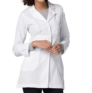 Nueva llegada: Elegante bata de laboratorio de lona de alta calidad con manga larga, detección de agujas, fusión sin costuras, ajustable, para verano. - Product Image 6