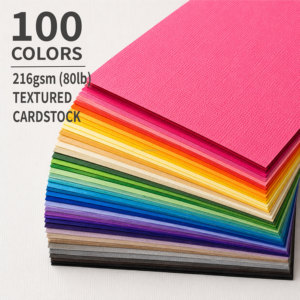 Campagne de Promotion papier cartonné texturé 216gsm (80lb) 12x12 pouces PK10 carte lourde pour bricolage décor Scrapbook artisanat projet découpé - Product Image 1