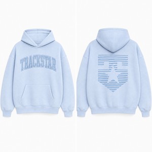 เสื้อฮู้ดดี้ Trackstar สำหรับผู้ชายและผู้หญิง สกรีนโลโก้ได้ ทรงโอเวอร์ไซส์ ไหล่ตก สไตล์สตรีทแวร์ สั่งทำสีได้ สั่งซื้อจำนวนมาก รุ่น TS-HD-013 - Product Image 2