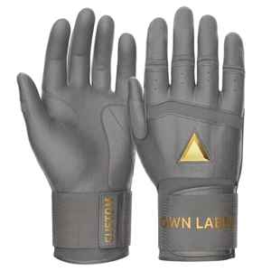 Gants de frappe de baseball personnalisés en cuir Cabretta, antidérapants, professionnels, pour adultes, avec fermeture auto-agrippante, couleur et marque personnalisables - Product Image 1