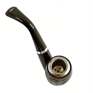 Pipa de Fumar de Madera Hecha a Mano, Venta al Por Mayor de Fábrica, Duradera, Ecológica, Portátil, con Logotipo Personalizado, Estilo Vintage - Product Image 2