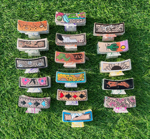 New Arrival Hot Selling Western Stylish Handmade Tooled Engraved Leather <b>Hair</b> <b>Claw</b> Clips Leather <b>Claw</b> <b>Hair</b> Accessories for Women - Product Image 6