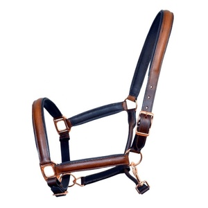 Halter de caballo de polo de cuero genuino de alta calidad, cabestros para montar a caballo, cuero marrón, Halter de caballo, diseño personalizado - Product Image 6