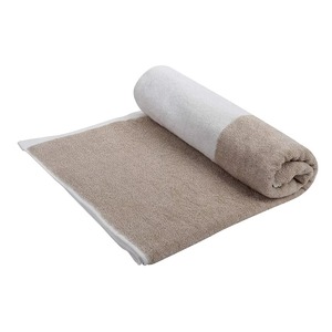 Ensemble de serviettes de bain en coton 2026 Tendance Couleur unie Extra Large Séchage rapide Brodé - Product Image 4