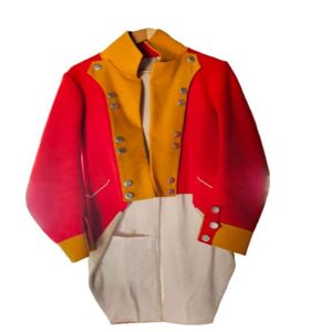 Veste de hussard napoléonien pour homme, manteau d'équitation historique, double boutonnage, fourrure de renard véritable, 100% laine, frak - Product Image 3