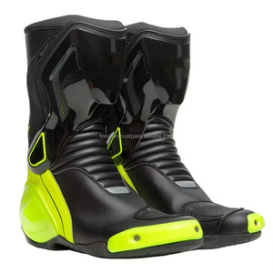 Chaussures de moto en cuir professionnelles, maillot de course personnalisé, bottes de moto confortables à séchage rapide, meilleures ventes - Product Image 4