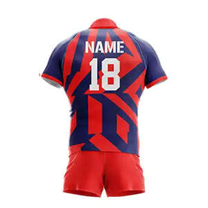 Maillots de rugby personnalisés de qualité supérieure avec logo en relief, sublimation, vêtements de sport sur mesure, kits de rugby OEM pour hommes, maillots de rugby - Product Image 4
