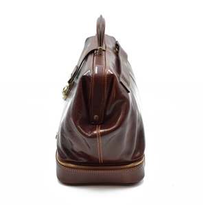 Sac de médecin en cuir véritable Eoin Winston Sports (sac Gladstone) avec cadre métallique rigide à charnières, fabriqué au Pakistan - Modèle EWS0002 - Product Image 3