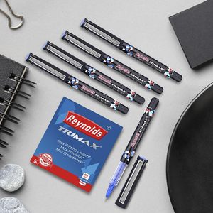 Luxury High Quality Waterproof <b>Ink</b> Liquid Gel Pens 0.5mm Tip Black/Blue/Red <b>Ink</b> Novelty Office School Use Reynolds Trimax Pen - Product Image 3