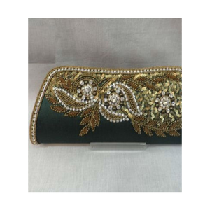 Wholesale Luxury Ladies <b>Clutch</b> Purse Best Quality Evening Purse Crystal Rhinestone Beaded Stone Peacock Acrylic Satin Special - Product Image 3