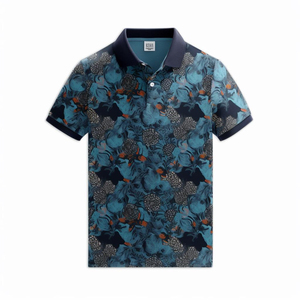 เสื้อกอล์ฟผู้ชายคุณภาพสูง ระบายอากาศได้ดี ผลิตจากผ้าโพลีเอสเตอร์และสแปนเด็กซ์ ยืดได้ 4 ทิศทาง สวมใส่สบาย - Product Image 3