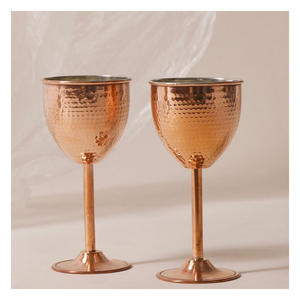 Tasses à bière rustiques en cuivre martelé – Vaisselle de qualité supérieure en gros pour événements et promotions - Product Image 4