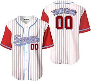 Camiseta de Béisbol y Sóftbol Personalizada al por Mayor para Adultos, con Nombre y Logotipo, Ropa Deportiva Transpirable de Manga Corta y Ligera - Product Image 6