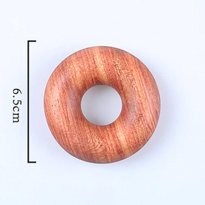 คลิปหนีบปิดผนึกอาหารไม้รูปโดนัท คุณภาพเยี่ยม เป็นมิตรกับสิ่งแวดล้อม ใช้ซ้ำได้ - Product Image 1