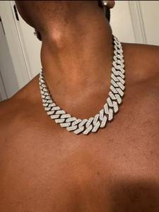 20MM 5AAA CZ Hip Hop <b>Iced</b> <b>Out</b> Long Clasp Miami Cuban Link <b>Chain</b> 14K Gold Plated Mens Necklaces Fashion Jewelry Direct Supplier - Product Image 1