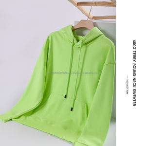 เสื้อฮู้ดผ้าฝ้ายมี100% 400 GSM มี25สีกำหนดได้เองใส่ได้ทั้งชายและหญิง - Product Image 2