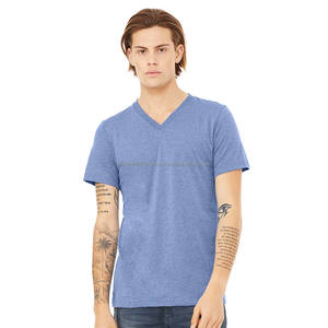 Vêtements personnalisés T-shirt unisexe à col en V T-shirt à manches courtes à col en V pour homme T-shirts pour homme - Product Image 3