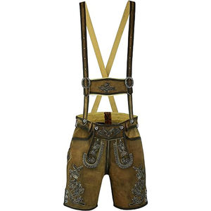 Costume bavarois en cuir pour l'Oktoberfest, fourniture en gros avec service de conception personnalisée, fabricant OEM, costume Lederhosen pour homme, cuir de qualité supérieure - Product Image 4