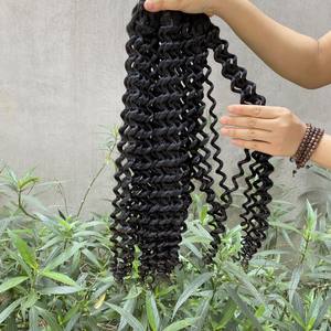Premium 8A Grade Vietnamese Virgin Human <b>Hair</b> 3-<b>Piece</b> Lot Kinky <b>Curly</b> Weaves Frontal Best Unprocessed Bundles Pre-Bonded Tape - Product Image 4
