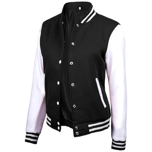 Veste universitaire en tricot à carreaux personnalisée pour femmes, coupe-vent, respirante, manches longues, design d'hiver avec couleurs personnalisées - Product Image 1