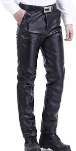 Pantalon en cuir pour homme adulte de haute qualité - Pantalon cargo en cuir pour homme de haute qualité - Élégant, durable et parfait pour les occasions décontractées - Product Image 5