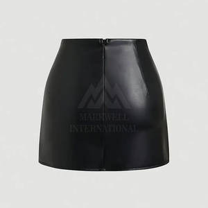 . Jupe longue en cuir véritable de haute qualité pour femmes, élégante, pour le bureau, en vente en ligne - Product Image 3