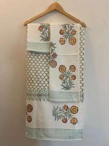 Serviette de cuisine vintage en coton recyclé tissé uni, écologique, séchage rapide, chiffon de nettoyage de vaisselle rectangulaire - Product Image 1