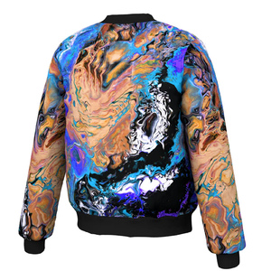 Chaqueta de bombardero ligera a prueba de viento personalizable unisex, ropa de abrigo informal de moda con logotipo personalizado para invierno, venta al por mayor OEM/ODM - Product Image 2