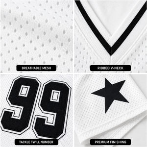 Jersey de Fútbol Americano Corto Personalizado para Mujer, con Número de Equipo, Cuello en V, Manga Corta, Ropa Deportiva de Moda, Fabricante - Product Image 4