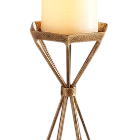 Portavelas Decorativo Hecho a Mano, Acabado en Latón, de la Mejor Calidad, Soporte para Velas de Aluminio Fundido, Personalizado - Product Image 3