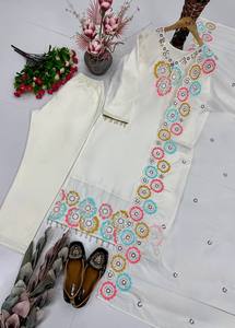 Punjabi ชุดกระโปรงอินเดียสำหรับผู้หญิงชุดเล่น Salwar Kameez ดีไซน์ใหม่ - Product Image 4