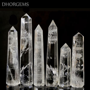 Varita de Cuarzo Cristalino Pulido, Torre de Cuarzo Transparente Natural, Punto de Masaje de Piedra Preciosa, Varita de Cristal Mejorada para Relajación y Sanación - Product Image 6