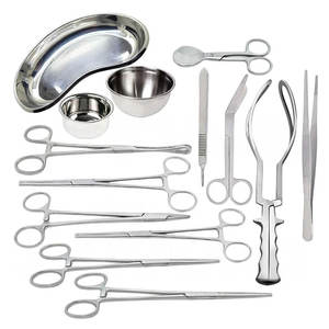 Juego de Instrumentos Quirúrgicos Profesionales para Estudiantes de Medicina, Instrumentos de Parto Ginecológicos de Acero Inoxidable en Venta - Product Image 1
