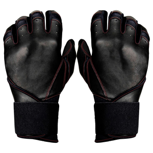 Premium 100% Cabretta Leather (0.9mm) Custom Logo Baseball Batting Gloves with <b>Snap</b> Closure – Professional Grade - Product Image 6