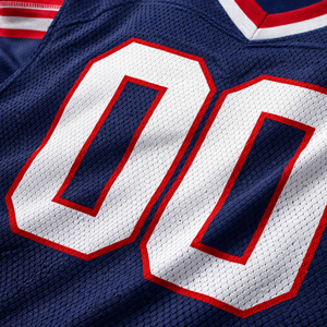 Maillot de football court personnalisé avec nom et numéro du joueur, en tissu 100 % polyester respirant à séchage rapide, imprimé par transfert thermique, pour équipe OEM - Product Image 3