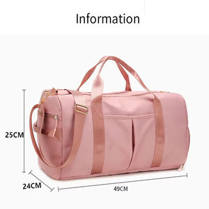Breathable Material Gym Bag Outdoor Sports Use Polyester Made OEM Service Reasonable Price Low MOQ Gym Bag - Product Image 4