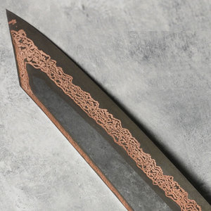 Cuchillo de Cocina de Cobre Damasco Hecho a Mano, Cuchillo de Chef para el Hogar y Restaurantes, Herramienta de Corte para Preparación de Alimentos - Product Image 4