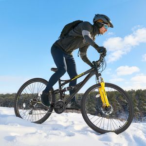 Bicicleta de Montaña MTB de 29 Pulgadas con Doble Suspensión Completa, 24 Velocidades, Cambio de Marchas Giratorio, Sillín Confortable, Frenos de Disco Dobles de Aluminio - Product Image 2