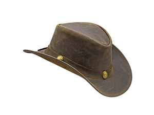 Sombrero Vaquero de Cuero Estilo Western - Negro Marrón para Hombre y Mujer, Marca Advantage Impex, Elección Superior para Jinete, Diseño y Logotipo Personalizados - Product Image 2
