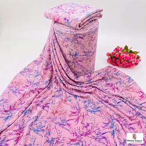Tissu en velours imprimé multicolore de luxe pour robes de mode, vêtements, textiles de maison, OEM, ODM, textile sur mesure - Product Image 3