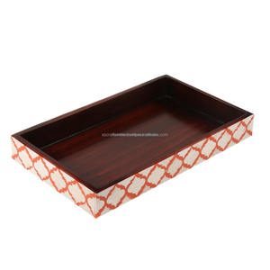 Organizador decorativo de bandeja de tocador de baño de acrílico transparente más vendido para perfume de joyería, maquillaje, cuidado de la piel y encimera - Product Image 5