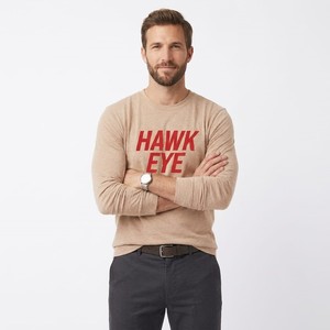 Camisetas de Hombre de Alta Calidad, Personalizadas, de Poliéster Tejido, Corte Regular, Manga Corta, Cuello Redondo, Anti-Pilling, Transpirables, HAWK - Product Image 4