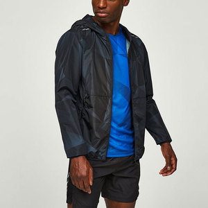 Waterproof <b>Jacket</b> Custom <b>Rain</b> <b>Jacket</b> Men Lightweight Running Windbreaker Custom Sportswear <b>Plus</b> <b>Size</b> - Product Image 4