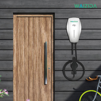 Estación de Carga para Vehículos Eléctricos de 7kW Tipo 2, Estándar Europeo, para Carga en Casa con Control por Aplicación y RFID