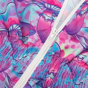 ชุดวินด์เบรกเกอร์คุณภาพสูงสำหรับผู้หญิง สไตล์ลำลองสำหรับฤดูใบไม้ร่วง แจ็คเก็ตครอปแบบมีซิป ผ้าไนลอน สตรีทแวร์ ชุดวอร์มกันลม - Product Image 4