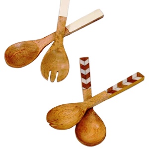 Colección de Utensilios de Cocina y Comedor, Servidores de Ensalada de Resina Personalizados, Ecológicos, Aptos para Lavavajillas, Color Personalizado, Modernos, 11 Pulgadas, Logotipo Personalizado - Product Image 1
