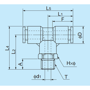 Conduits et raccords NITTA Chemifit C1 Series ET3/8-C - Product Image 1