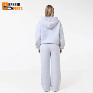 Conjunto de Sudadera Corta con Cremallera y Pantalones Deportivos de Alta Calidad 2026 para Mujer, con Estampado Personalizado, Conjunto de 2 Piezas, Chándal para Mujer - Product Image 6