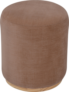 Pouf minimaliste durable et portable en tissu amande pour salon et chambre à coucher - Product Image 2