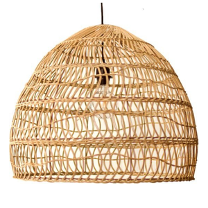 Eco Friendly Handmade <b>Rattan</b> Lampshade Supplier Natural Decorative Pendant <b>Light</b> Customizable Durable Vietnam - Product Image 5